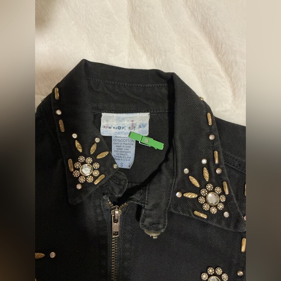 Vintage Embellished Black Jacket - Picture 11 of 11